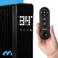 Электрический масляный радиатор Maltec с Wifi, 2500 Вт, черный цена и информация | Обогреватели | pigu.lt