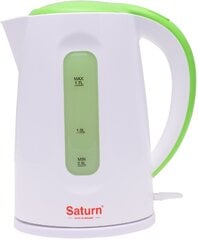 SATURN ST-EK8439U White/Green 
1,7L  2200W цена и информация | Электрочайники | pigu.lt