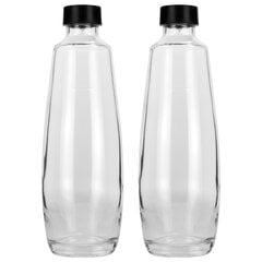 2x "Sodastream DUO" 1 l stiklinė karafa kaina ir informacija | Gazuoto vandens aparatai ir priedai | pigu.lt