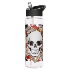 Бутылка для воды 550 мл - Skulls and Roses цена и информация | Фляги для воды | pigu.lt