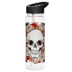 Бутылка для воды 550 мл - Skulls and Roses цена и информация | Фляги для воды | pigu.lt