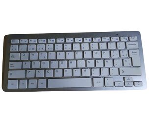 Tecknet Maža Belaidė 2.4G Klaviatūra, Keyboard-Es Silent Grey kaina ir informacija | Klaviatūros | pigu.lt