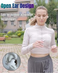 "Tayogo" "Bluetooth" belaidės vidinės ausinės su mikrofonu, baltos spalvos kaina ir informacija | Ausinės | pigu.lt