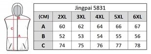 Liemenė vyrams Jingpai 5831, juoda kaina ir informacija | Vyriškos liemenės | pigu.lt