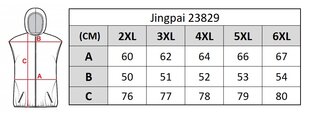 Жилет мужской Jingpai 23829, зеленый цена и информация | Мужские жилетки | pigu.lt