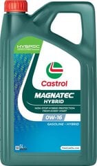 Variklio alyva Castrol Magnatec 0W16 HYBRID, 5L kaina ir informacija | Variklinės alyvos | pigu.lt