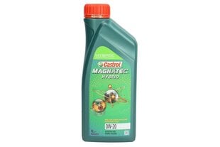 Variklio alyva Castrol Magnatec 0W20 HYBRID, 1L kaina ir informacija | Variklinės alyvos | pigu.lt