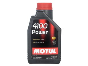 Variklio alyva Motul 4100 POWER 15W50, 1L kaina ir informacija | Variklinės alyvos | pigu.lt