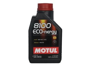 Variklio alyva Motul 8100 ECO-NERGY 5W30, 1L kaina ir informacija | Variklinės alyvos | pigu.lt