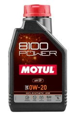 Variklio alyva Motul 8100 POWER 0W20, 1L kaina ir informacija | Variklinės alyvos | pigu.lt