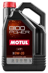 Variklio alyva Motul 8100 POWER 0W20, 5L kaina ir informacija | Variklinės alyvos | pigu.lt