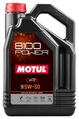 Variklio alyva Motul 8100 POWER 5W50, 5L kaina ir informacija | Variklinės alyvos | pigu.lt