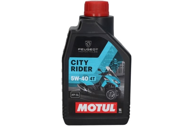 Alyva motociklams Motul CITYRIDER 5W40, 1L PEUGEOT kaina ir informacija | Variklinės alyvos | pigu.lt