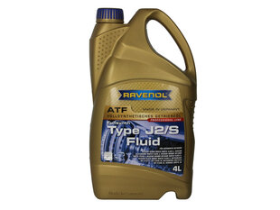 Transmisinė alyva Ravenol ATF J2/S FLUID, 4L kaina ir informacija | Variklinės alyvos | pigu.lt