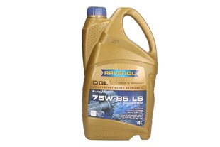 Transmisinė alyva Ravenol DGL 75W85 LS GL-5, 4L kaina ir informacija | Variklinės alyvos | pigu.lt