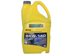 Transmisinė alyva Ravenol EPX 85W140 GL-5, 4L kaina ir informacija | Variklinės alyvos | pigu.lt