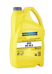 Transmisinė alyva Ravenol EPX SAE 90 GL-5, 4L kaina ir informacija | Variklinės alyvos | pigu.lt