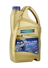 Transmisinė alyva Ravenol SLS 75W140 LS, 4L kaina ir informacija | Variklinės alyvos | pigu.lt