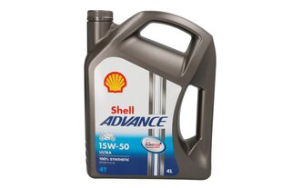 Alyva motociklams Shell Ultra 4 15W50, 4L kaina ir informacija | Shell Autoprekės | pigu.lt