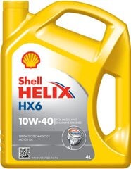 Variklio alyva Shell Helix HX6 10W40, 4L kaina ir informacija | Shell Autoprekės | pigu.lt