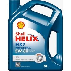 Variklio alyva Shell Helix HX7 P AV 5W30, 5L kaina ir informacija | Shell Autoprekės | pigu.lt