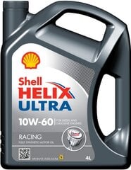 Variklio alyva Shell Helix Ultra RACING 10W60, 4L kaina ir informacija | Variklinės alyvos | pigu.lt