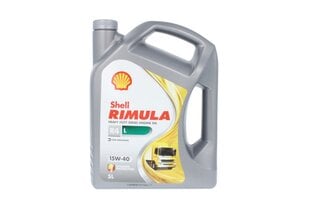 Variklio alyva Shell Rimula R4 L 15W40, 5L kaina ir informacija | Variklinės alyvos | pigu.lt