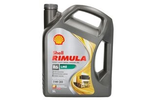 Variklio alyva Shell Rimula R6 LME 5W30, 5L kaina ir informacija | Variklinės alyvos | pigu.lt