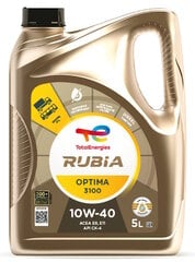 Variklio alyva Total Rubia 3100 10W40, 5L kaina ir informacija | Variklinės alyvos | pigu.lt