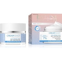 Drėkinamasis veido kremas Eveline Cosmetics Cream Shot Ultra, 50 ml kaina ir informacija | Veido kremai | pigu.lt