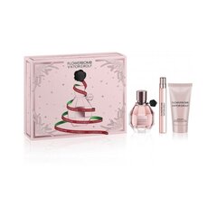 Flowerbomb Dárková sada EDP 50 ml, миниатюрка EDP 10 ml a tělové mléko 50 ml: Размер - 50мл цена и информация | Женские духи | pigu.lt