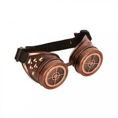 Akiniai Steampunk bronzos spalvos kaina ir informacija | Dekoracijos šventėms | pigu.lt