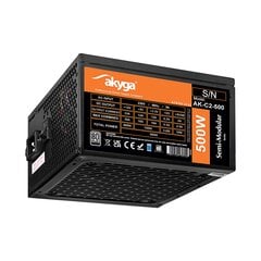 Pusiau modulinis ATX maitinimo blokas AK-C2-500 500W kaina ir informacija | Maitinimo šaltiniai (PSU) | pigu.lt