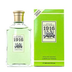 Odekolonas Agua De Colonia 1916 Limon & Tonka EDC moterims/vyrams, 200 ml kaina ir informacija | Kvepalai moterims | pigu.lt