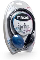 Наушники Maxell Super Thin lites (синие) цена и информация | Теплая повязка на уши, черная | pigu.lt