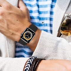 Lobnhot Nailoninis Dirželis, Suderinamas Su "Apple Watch" - Juodas, 44 Mm kaina ir informacija | Išmaniųjų laikrodžių ir apyrankių priedai | pigu.lt