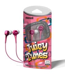 Maxell Juicy Tunes Pink kaina ir informacija | Ausinės | pigu.lt
