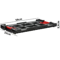 MULTI modulinis įrankių dėžės adapteris 58x32,5x5,6 cm kaina ir informacija | Įrankių dėžės, laikikliai | pigu.lt