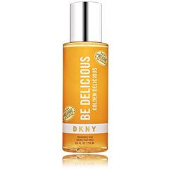 Kūno dulksna DKNY Be Delicious Golden Delicious Fragrance Mist moterims, 250 ml kaina ir informacija | Parfumuota kosmetika moterims | pigu.lt