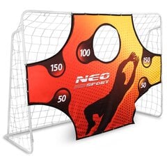 Futbolo vartai 245 x 155 x 80 cm + vartų kilimėlis kaina ir informacija | Futbolo vartai ir tinklai | pigu.lt