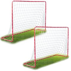 Didelis futbolo vartų rinkinys iš 2 Neo-Sport 183 x 122 x 61 cm цена и информация | Футбольные ворота и сетки | pigu.lt