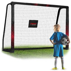 Futbolo vartai 180 x 120 x 60 cm NS-463 juodos ir raudonos spalvos kaina ir informacija | Futbolo vartai ir tinklai | pigu.lt