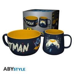 DC comics Breakfast Set Mug + Bowl - Batman Iconic kaina ir informacija | Žaidėjų atributika | pigu.lt