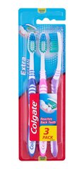 Dantų šepetėliai Colgate Extra Clean 3 vnt. kaina ir informacija | Dantų šepetėliai, pastos | pigu.lt