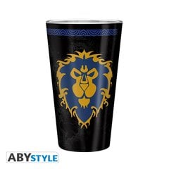 World of Warcraft Large Glass 400ml Alliance kaina ir informacija | Žaidėjų atributika | pigu.lt