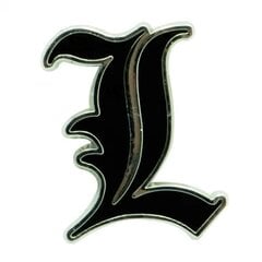 Death Note - Pin L kaina ir informacija | Žaidėjų atributika | pigu.lt