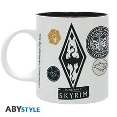 Skyrim Mug 320 ml "Badges" kaina ir informacija | Žaidėjų atributika | pigu.lt