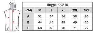 Liemenė vyrams Jingpai 810, pilka kaina ir informacija | Vyriškos liemenės | pigu.lt