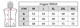 Liemenė vyrams Jingpai 810, raudona kaina ir informacija | Vyriškos liemenės | pigu.lt