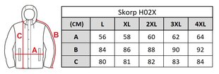 Куртка мужская Skorp 02 цена и информация | Мужские куртки | pigu.lt